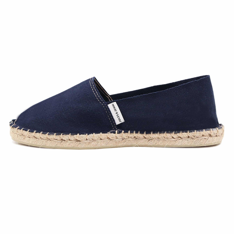 vue exterieur espadrilles toile de coton bleu jules & jenn