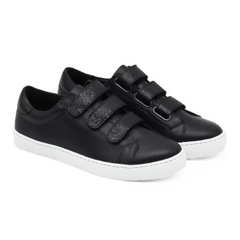 baskets scratch cuir noir jules jenn