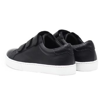 vue arriere baskets scratch cuir noir jules jenn