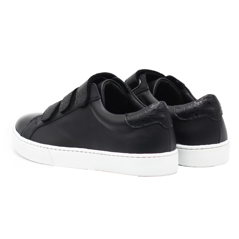 vue arriere baskets scratch cuir noir jules jenn