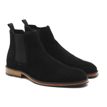chelsea boots basse homme cuir daim noir jules & jenn