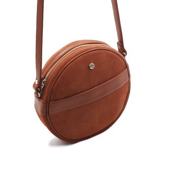 vue cote sac alice cuir daim brique jules & jenn