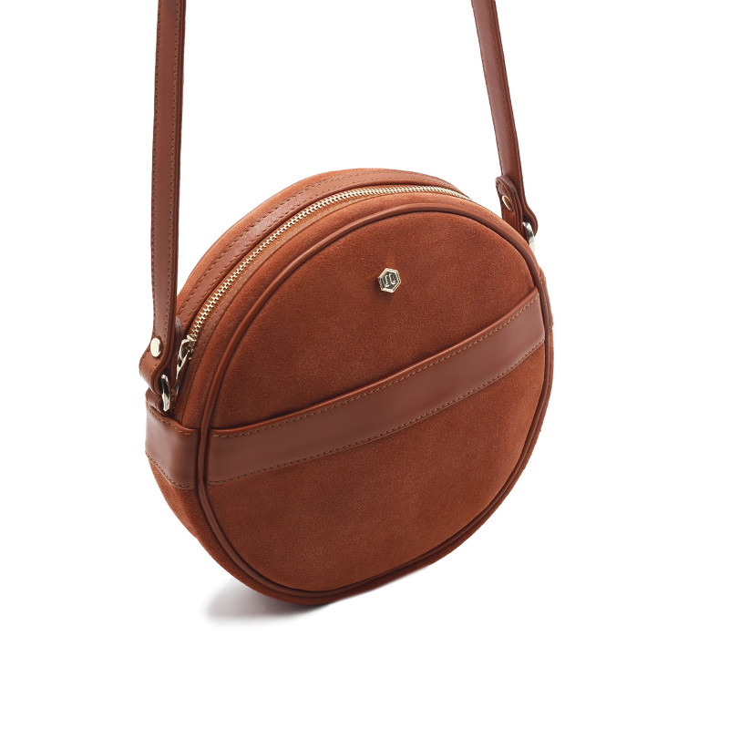vue cote sac alice cuir daim brique jules & jenn