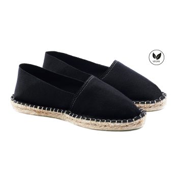 espadrilles toile de coton noir jules & jenn