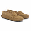 mocassins femme cuir daim marron clair jules & jenn