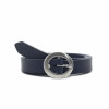 ceinture fine cuir bleu jules&jenn