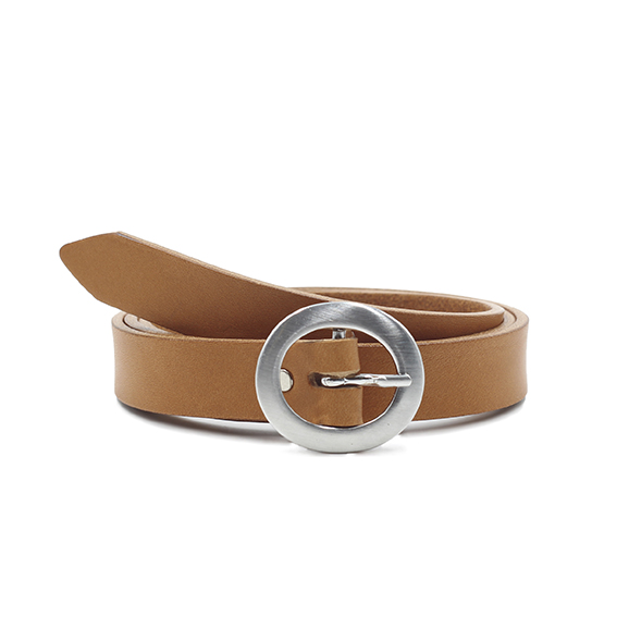 Pochette enveloppe cuir upcyclé camel