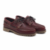 chaussure bateau crampons cuir bordeaux jules & jenn