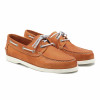 chaussures bateau cuir orange jules & jenn
