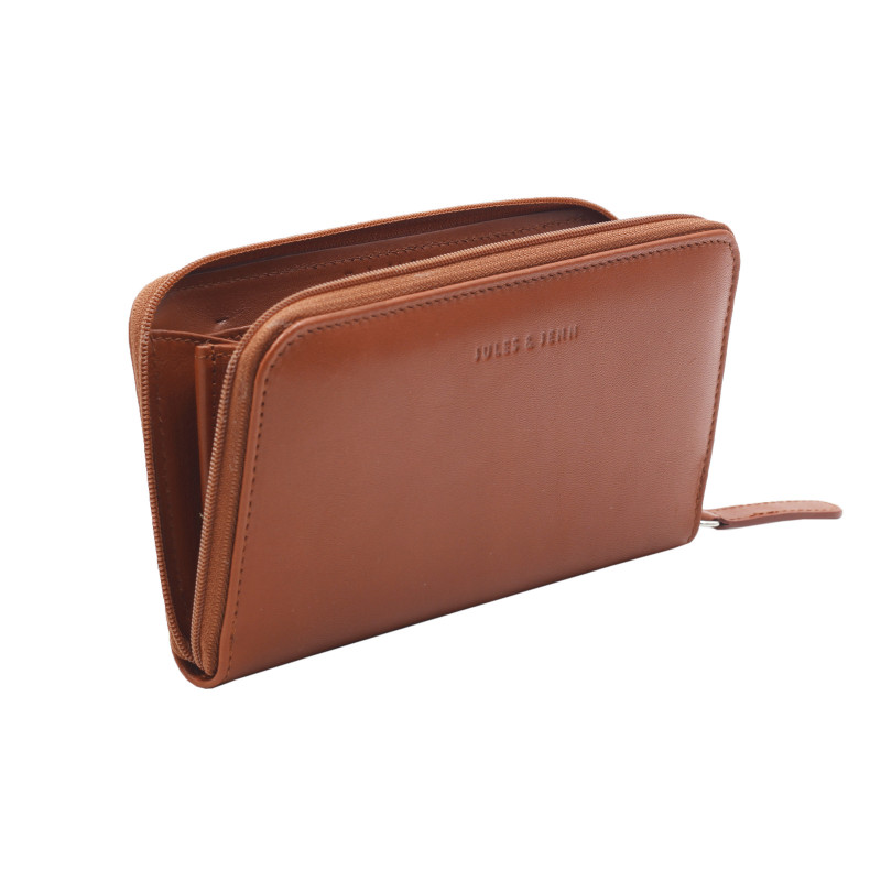 vue debout du compagnon brique cuir italien