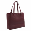 sac cabas cuir souple graine bordeaux jules & jenn