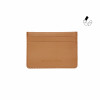 Porte-carte cuir upcyclé camel jules & jenn
