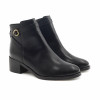 bottines cavalière cuir noir jules & jenn