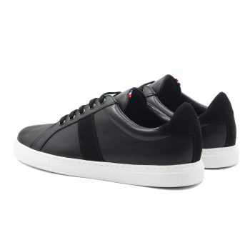 vue arrière baskets Made in France cuir noir JULES & JENN