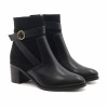 bottines cavalière cuir daim noir jules & jenn