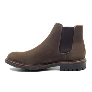 vue interieur chelsea boots basses cuir nubuck marron jules jenn