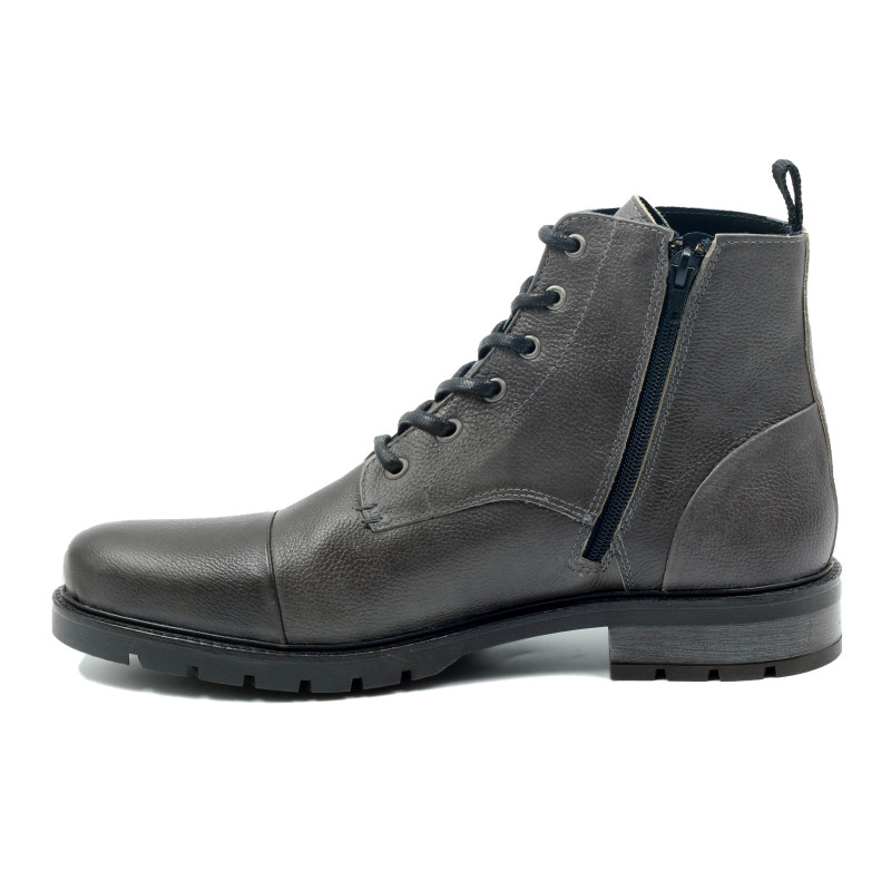 vue interieur rangers boots cuir graine gris jules & jenn