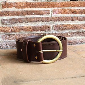 vue posée ceinture bohème cuir marron jules & jenn