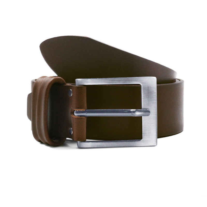 ceinture casual cuir marron jules & jenn