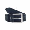 vue face ceinture classique cuir daim bleu jules & jenn