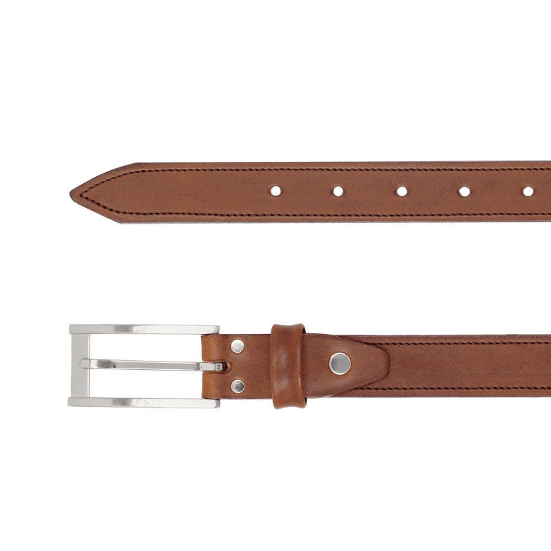 vue dessus ceinture new york cuir cognac jules et jenn
