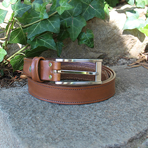 vue posée ceinture new york cuir cognac jules & jenn