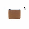 vue face pochette cuir graine camel jules & jenn