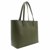 sac cabas cuir kaki jules & jenn