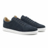 baskets made in france cuir daim bleu JULES & JENN