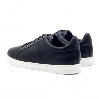vue arrière baskets made in France cuir grainé noir JULES & JENN
