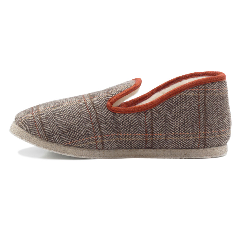vue intérieure charentaises marron orange jules & jenn