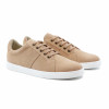 baskets made in France cuir daim beige jules & jenn