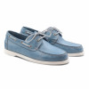 chaussure bateau cuir bleu clair JULES & JENN