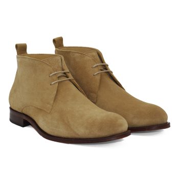 desert boots cuir daim beige jules & jenn