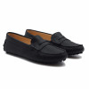 mocassins femme cuir graine noir jules & jenn
