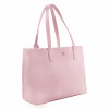 vue cote sac cabas cuir souple graine rose jules & jenn