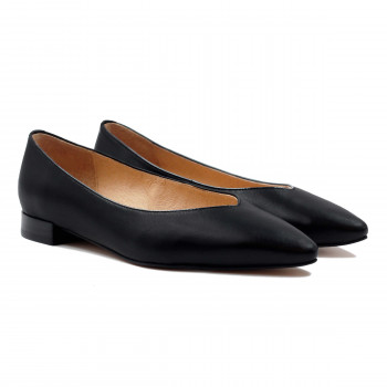 ballerines cuir noir jules & jenn
