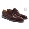 vue face derbies cousu goodyear cuir marron jules jenn