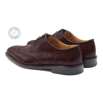 vue arriere derbies cousu goodyear cuir marron jules jenn