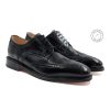 vue face derbies cousu goodyear cuir noir jules jenn