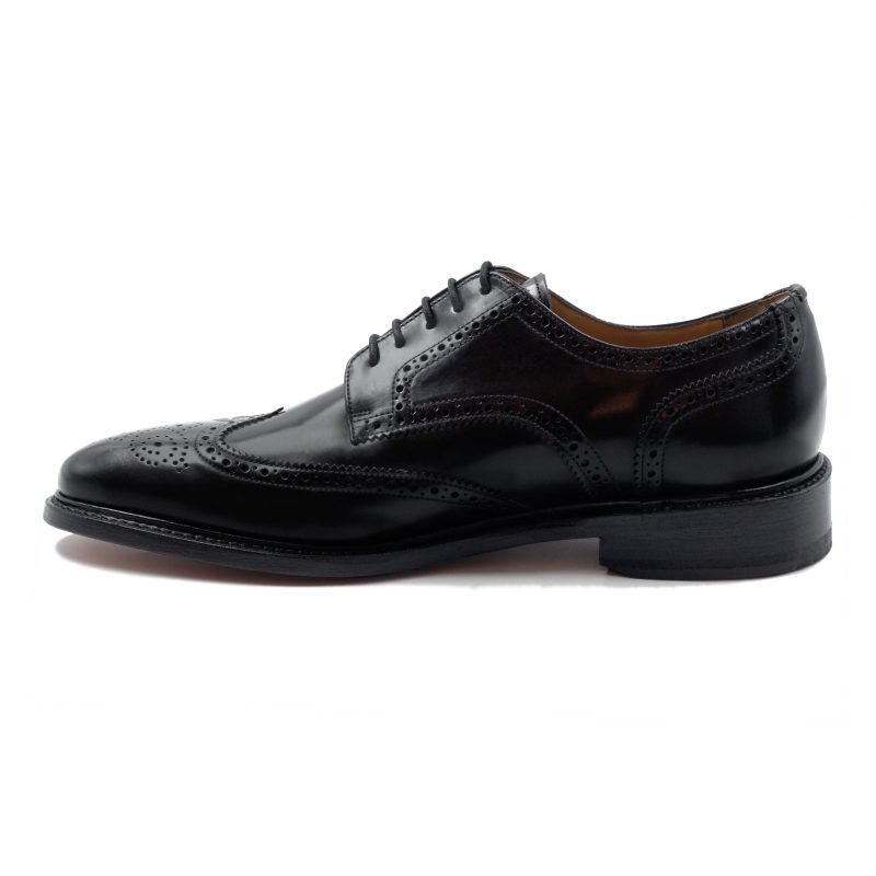 vue interieure derbies cousu goodyear cuir noir jules jenn