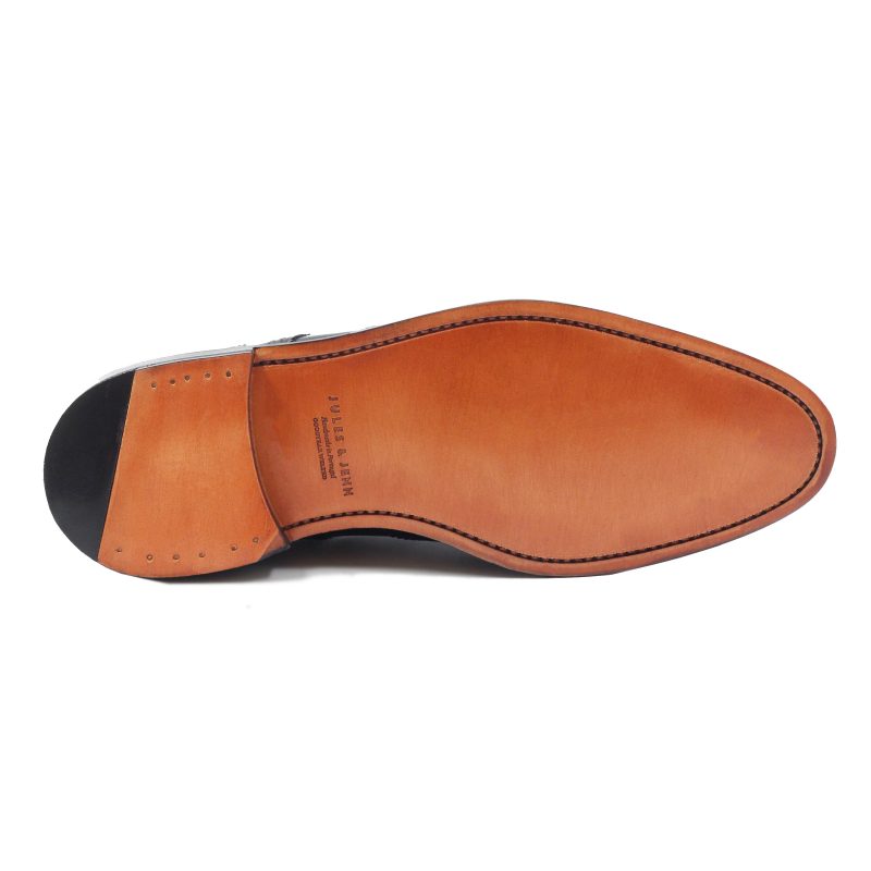 vue semelle derbies cousu goodyear cuir noir jules jenn