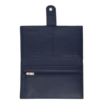vue arriere portefeuille porte-chequier bleu jules & jenn