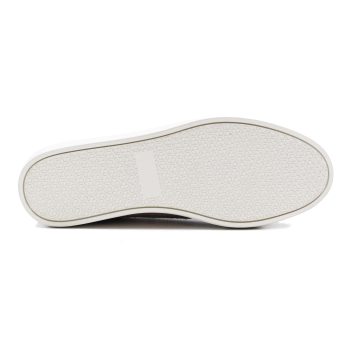 vue dessous baskets lin beige bleu jules & jenn