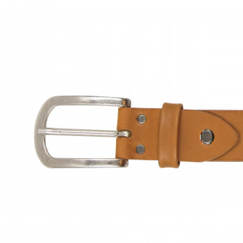 vue boucle ceinture aventure cuir camel jules & jenn