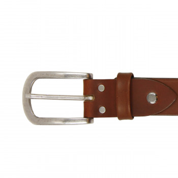 vue boucle ceinture aventure cuir cognac jules & jenn