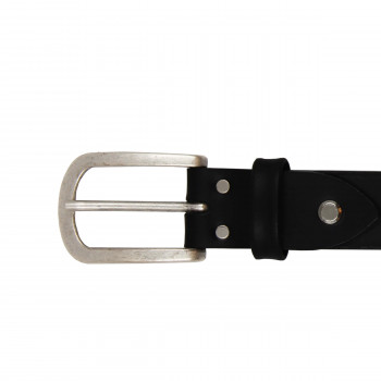 vue boucle ceinture aventure cuir noir jules & jenn