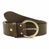 ceinture boheme cuir kaki jules & jenn