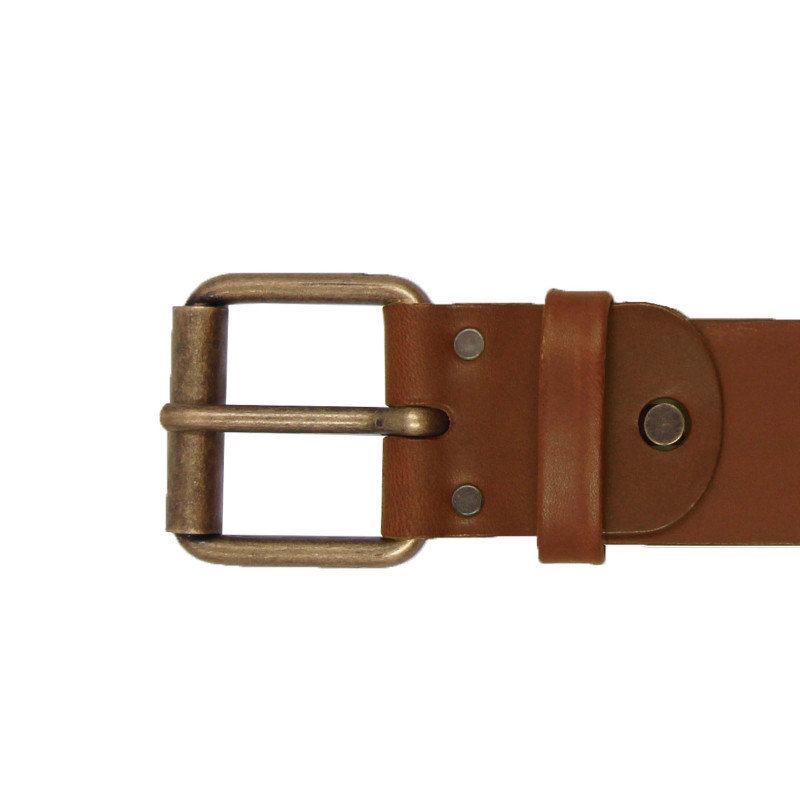 vue boucle ceinture week-end cuir cognac jules & jenn