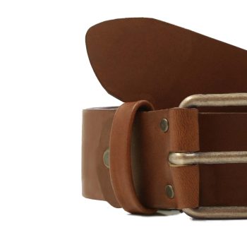 vue serree ceinture week-end cuir cognac jules & jenn